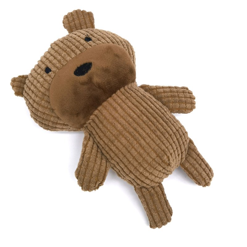 A variety of pet toys Amazon French Bulldog dog molar vent training corduroy sound plush toys