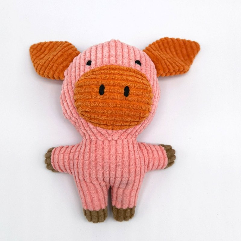 A variety of pet toys Amazon French Bulldog dog molar vent training corduroy sound plush toys