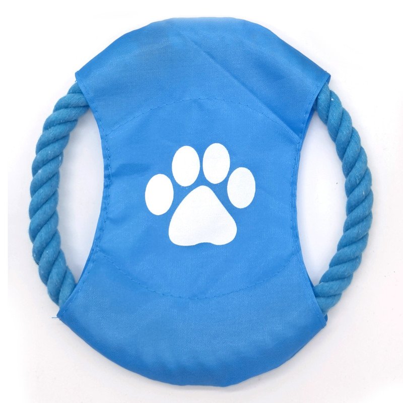 Pet Frisbee Dog Frisbee Cotton Rope Frisbee Pet Training Interactive Bite Resistant Fun Pet Toy Supplies
