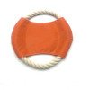 Pet Frisbee Dog Frisbee Cotton Rope Frisbee Pet Training Interactive Bite Resistant Fun Pet Toy Supplies