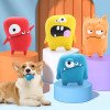 Latex big-eyed monster-shaped sound-resistant, bite-resistant and easy-to-clean dog toy