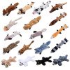 Pet products leather shell animal plush toy interactive chew-resistant leather shell dog toy