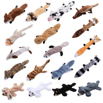 Pet products leather shell animal plush toy interactive chew-resistant leather shell dog toy