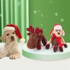Christmas Elk Plush Pet Supplies Teeth-Resistant Interactive Play and Unbreakable Dog Toy