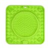 Large suction cup pet anti-tear bite slow food mat licking mat silicone slow food mat cat and dog placemat dog licking plate placemat