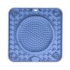 Large suction cup pet anti-tear bite slow food mat licking mat silicone slow food mat cat and dog placemat dog licking plate placemat