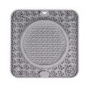 Large suction cup pet anti-tear bite slow food mat licking mat silicone slow food mat cat and dog placemat dog licking plate placemat