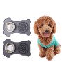 Silicone pet meal plate with suction cup foldable pet placemat pet placemat