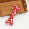 Pet Cotton Rope Toy Bone Shaped Dog Toy Customized Toy Resistant To Bite, Molar Teeth Cleaning Dog Toy