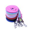 Dog leash leather multi-color pet leash small and medium dog leash