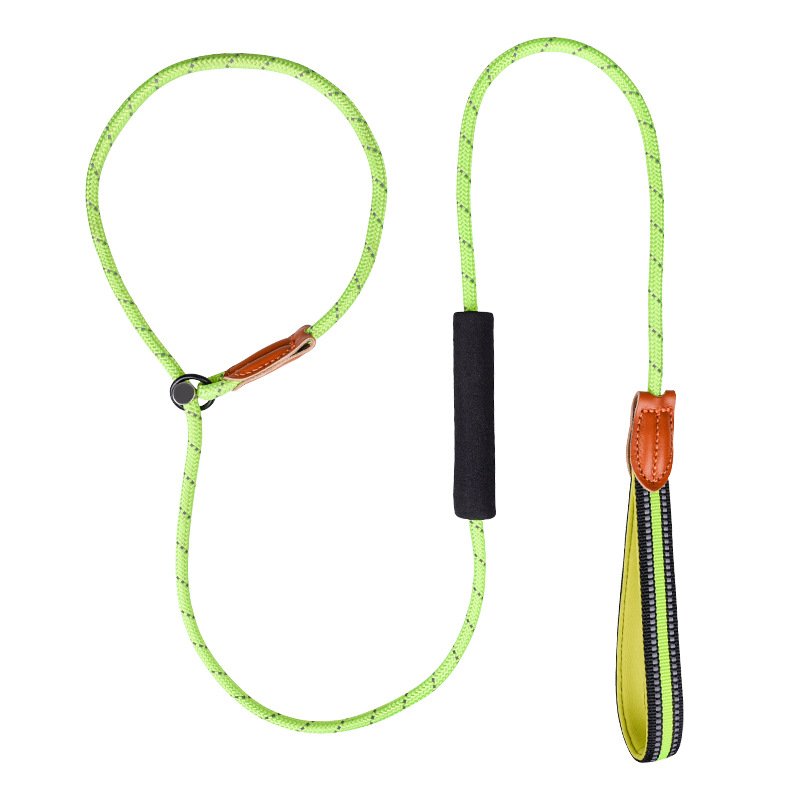 Dog leash Reflective dog leash medium and large pet leash dog training chain