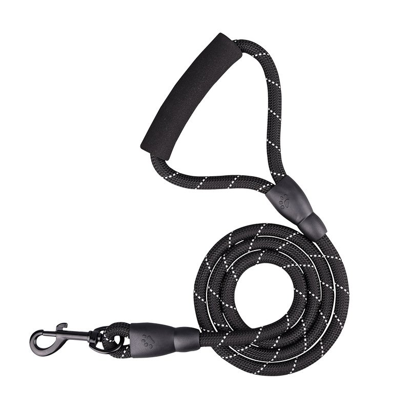 Reflective pet leash explosion-proof webbing dog leash anti-lost dog walking rope