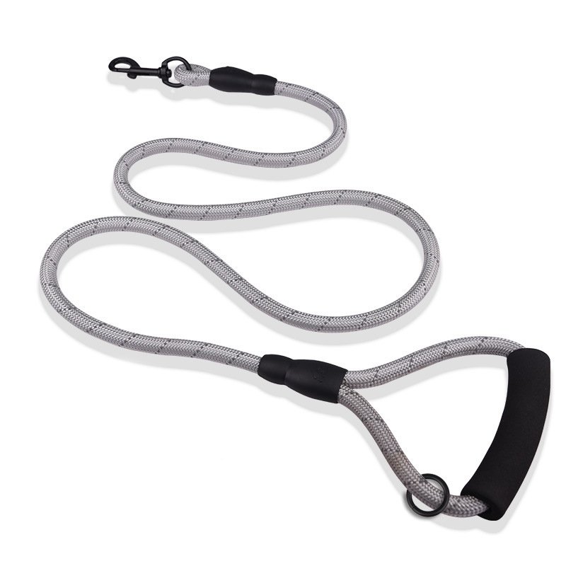 Reflective pet leash explosion-proof webbing dog leash anti-lost dog walking rope