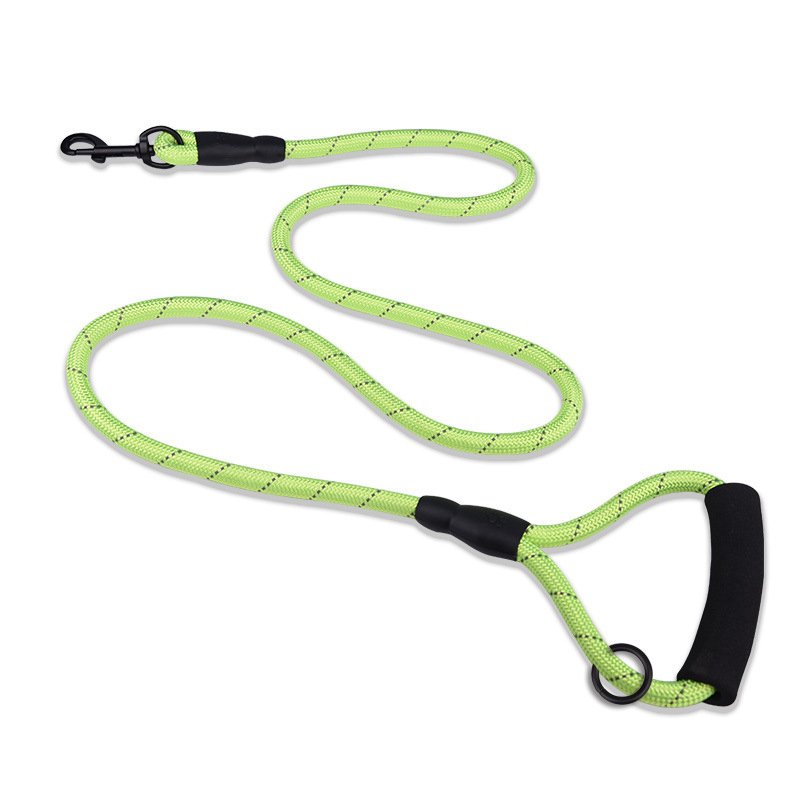 Reflective pet leash explosion-proof webbing dog leash anti-lost dog walking rope