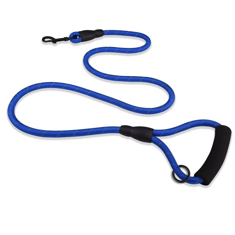 Reflective pet leash explosion-proof webbing dog leash anti-lost dog walking rope