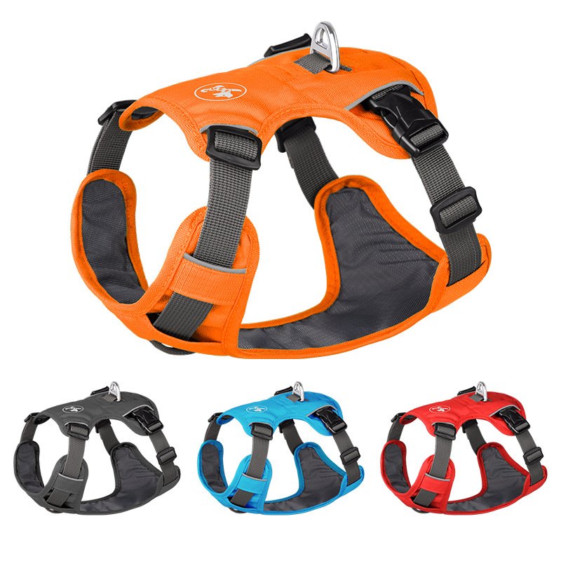 Pet harness reflective vest style dog harness small and medium dog leash