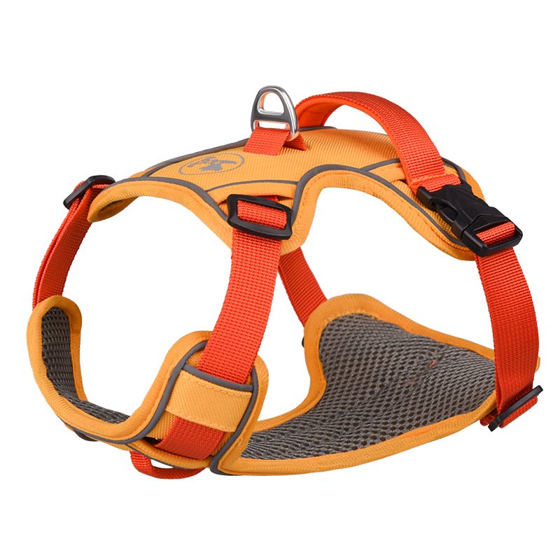 Pet harness reflective vest style dog harness small and medium dog leash