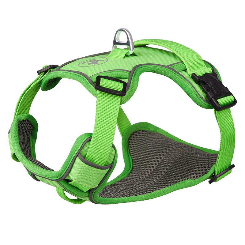 Pet harness reflective vest style dog harness small and medium dog leash
