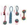 Dog Toy Cotton Rope Set Teething Pet Products Cotton Rope Training Dog Play 
Tool wholesale