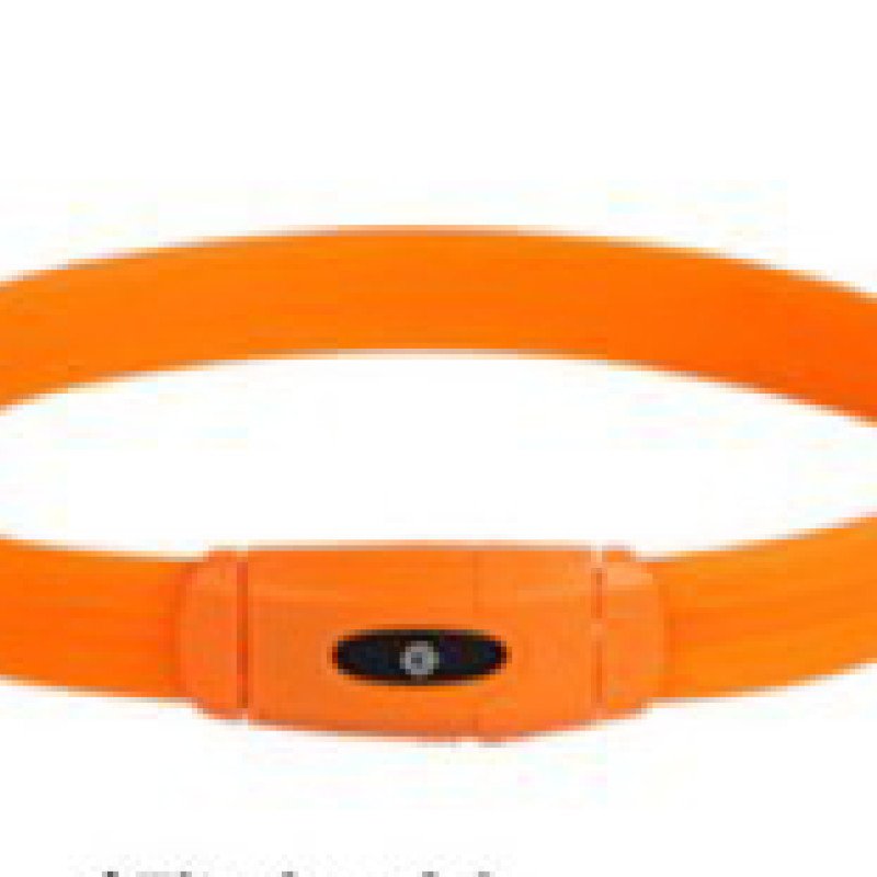 Dog Collar Dog Walking Safety Light Rechargeable LED Luminous Colorful Pet Luminous Neck 
circle water lamp