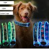 Traction-type dog walking light luminous collar Rechargeable multi-function flash collar