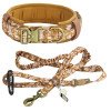Nylon dog collar, dog leash, large and medium-sized dog army pet supplies, training dog leash set