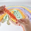Colorful pure cotton rope pet dog leash collar set for medium and large dogs
