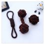 Teeth Cleaning Pet Cotton Rope Teeth Grinding Resistant Bite Braided Dog Toy Gnawing Rope Knot Dog Toy Supplies Wholesale Set