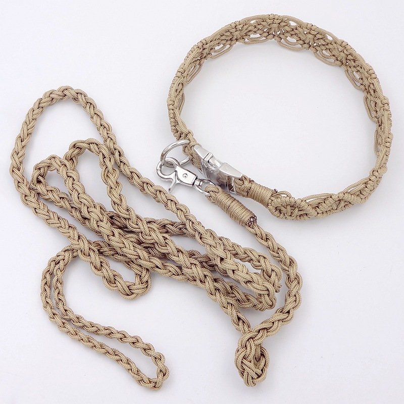 DIY hand-woven paracord dog collar pet supplies 25mm woven pet cat and dog collar buckle