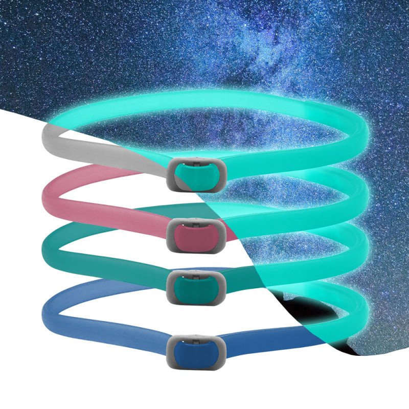 Pet luminous insect repellent collar, anti-mosquito and flea collar, cat and dog leash flea and tick repellent luminous collar