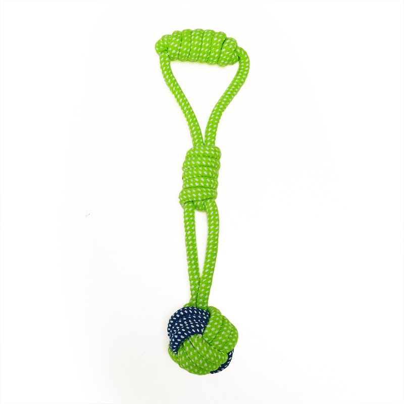 Pet dog cotton rope set dog bite-resistant and molar woven dog toys supplies teeth cleaning pet play 
Tool