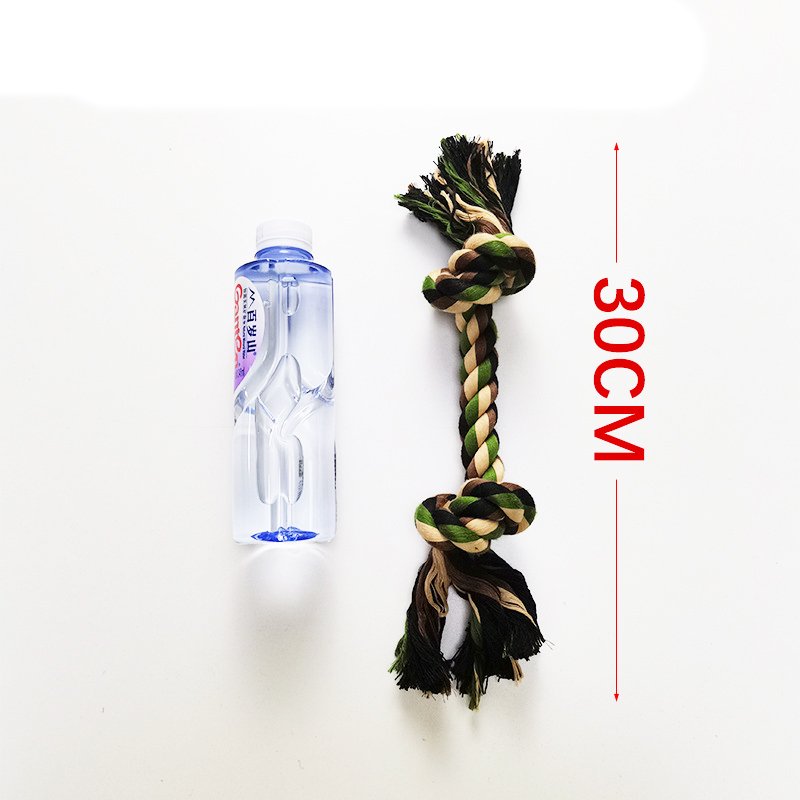 Dog supplies cotton rope toys bite-resistant large chewing rope teething pet rope knot Amazon cross-border dog toys