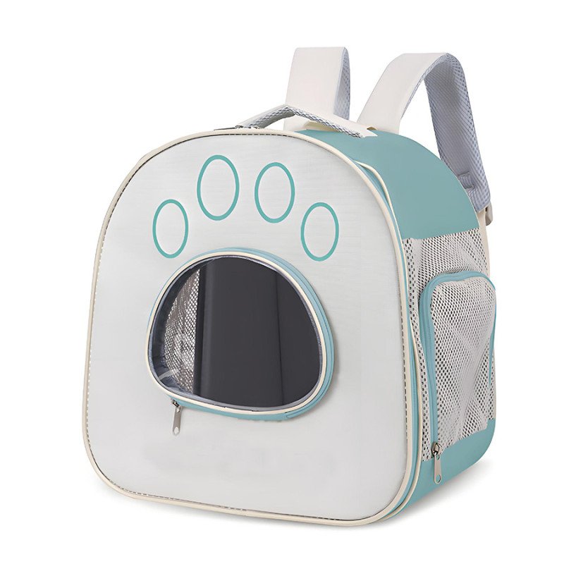 Foldable breathable cat bag, portable pet bag when going out, large capacity portable backpack cat bag