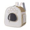 Foldable breathable cat bag, portable pet bag when going out, large capacity portable backpack cat bag