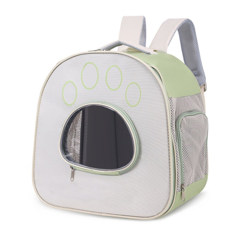Foldable breathable cat bag, portable pet bag when going out, large capacity portable backpack cat bag