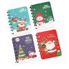 Student A7 Christmas coil notebook portable pocket notebook office notepad flip-up loose-leaf Christmas gift