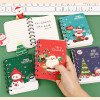Student A7 Christmas coil notebook portable pocket notebook office notepad flip-up loose-leaf Christmas gift