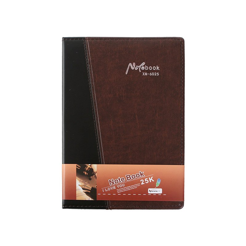 Office business notebook thickened large and small leather notepad spot stationery wholesale meeting minutes book