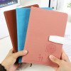 Business office notebook A5 embossed thickened notepad PU soft leather notepad student stationery magnetic buckle book