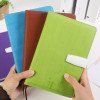 Business office notebook A5 embossed thickened notepad PU soft leather notepad student stationery magnetic buckle book