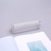 PU snap pencil bag wholesale simple small fresh student stationery bag boys and girls large capacity stain-resistant pencil bag