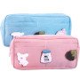Large Capacity Oxford Cloth Stationery Box Student Cute Storage Dirty-Resistant Pencil Bag Wholesale