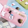 Large Capacity Oxford Cloth Stationery Box Student Cute Storage Dirty-Resistant Pencil Bag Wholesale