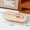 Canvas pencil case large capacity student simple pencil case ins style girly heart
stationery box