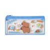 Pen Bag Cute Capybara Transparent Stationery Bag Student Portable Pencil Bag Multifunctional Storage Bag Pen Case