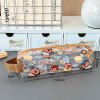 Pencil bag cartoon transparent large capacity stationery bag cute student high-value pencil case pencil bag