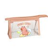 Large-capacity pencil bag cartoon capybara stationery bag ins style transparent cosmetic bag storage bag stationery box