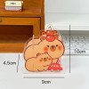 Pen Holder Cartoon Capybara Stationery Box Acrylic Student Pen Box Desktop Storage Box