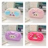 Original cartoon plush pencil bag cute student large capacity stationery bag ins stationery box portable pencil storage bag