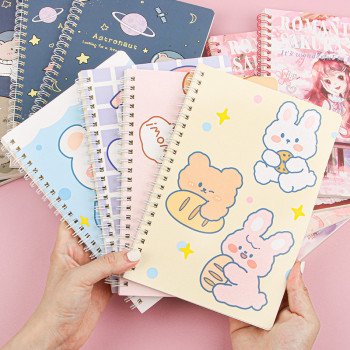 Student cute notebook, high-looking small notebook, portable small notepad, learning pocket lined notebook